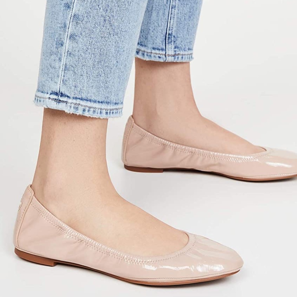 Tory Burch Eddie Ballet Flat in Goan Sand